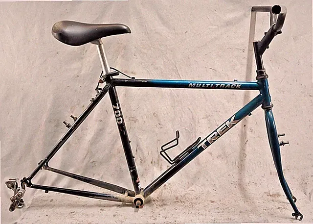 1996 Trek Multitrack 700 Hybrid Bike Frame Set Large 20" Chromoly Steel Vintage~