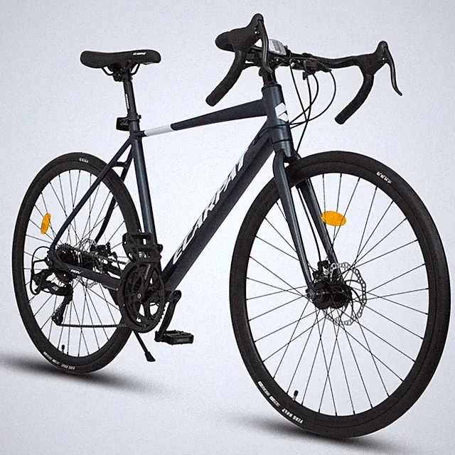700x28C Unisex Road Bike 16-Speed Lightweight Bicycle for High-Intensity Riding