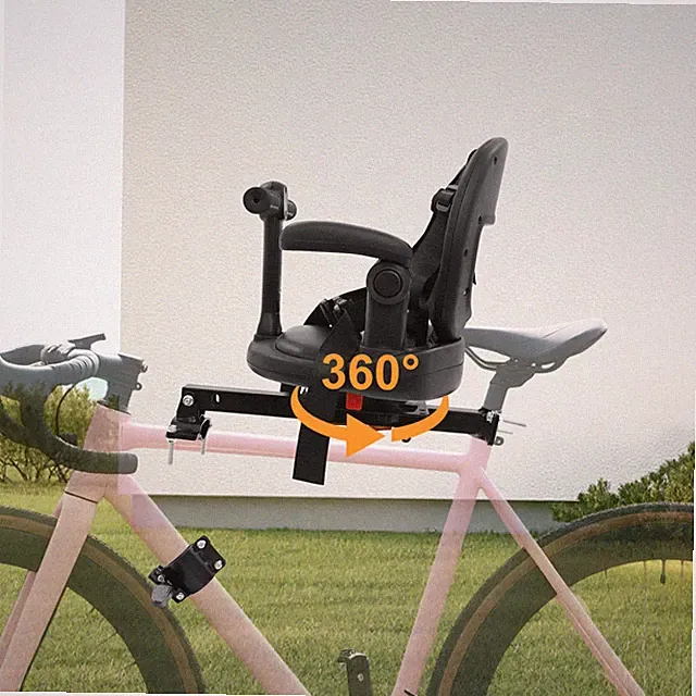 Child Bike Seat for Mountain Bikes – 40kg Load, Adjustable Comfort