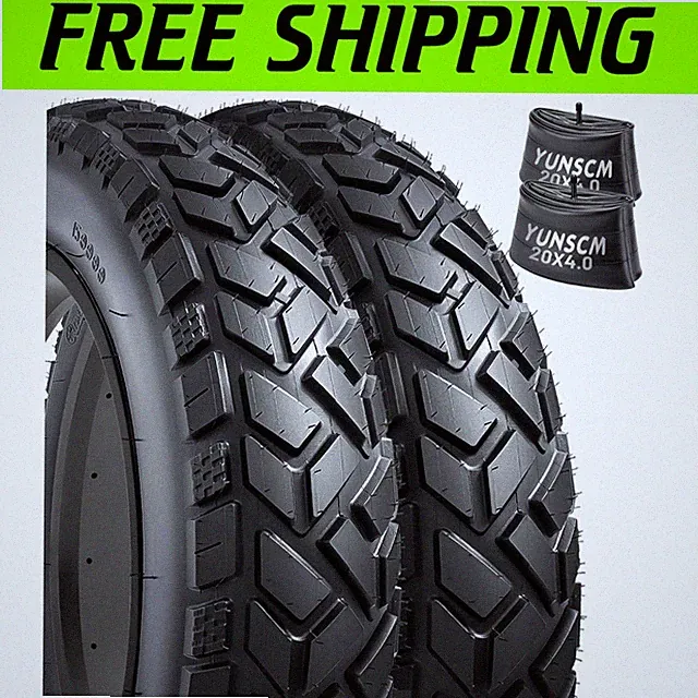 E-Bike All-Terrain Directional Tires - 2 Pcs/