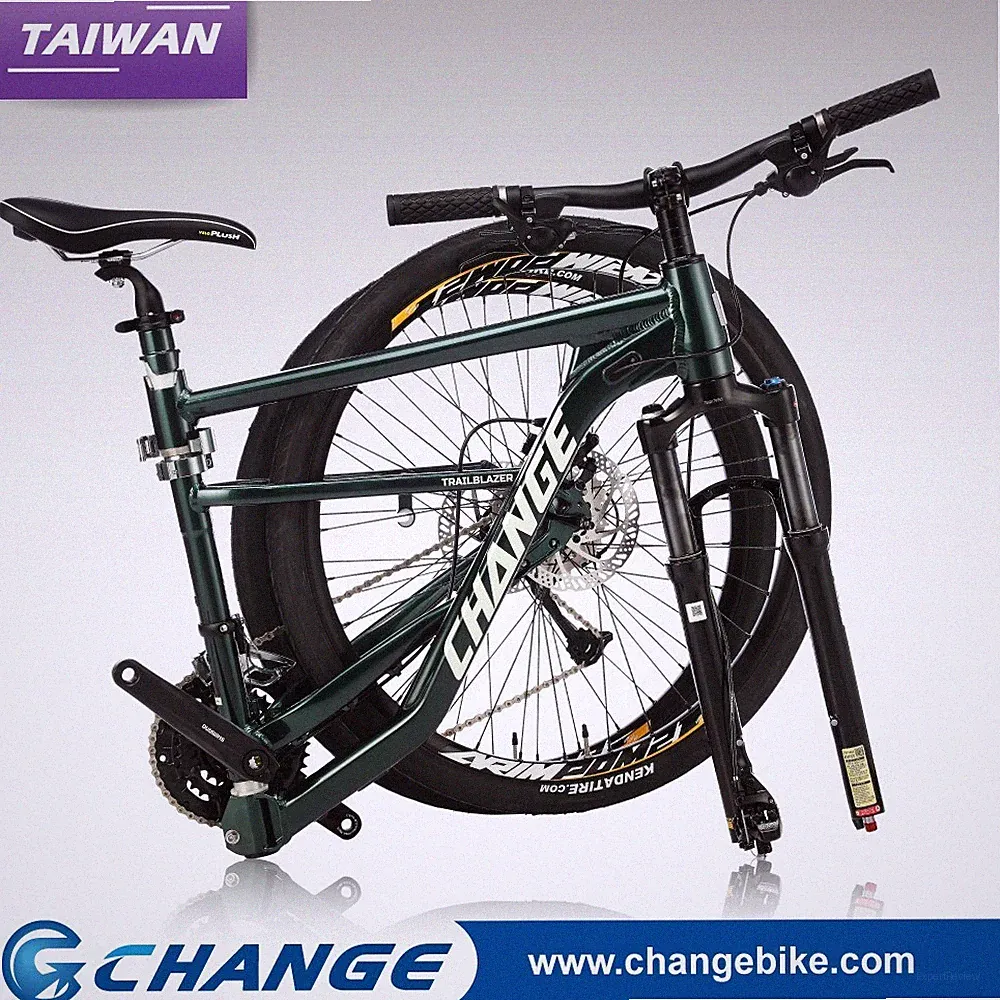 Folding Bike 27.5" MTB Foldable Bicycle Lightweight Shimano 27S DF-909G Size 17"
