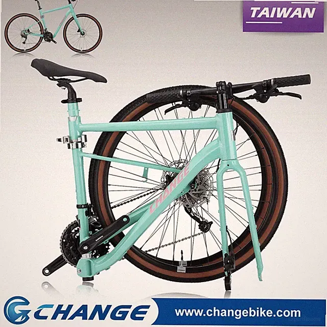 Folding Bike for Adult 700C Gravel Touring Bike Shimano 27S Light GF-901G 46cm