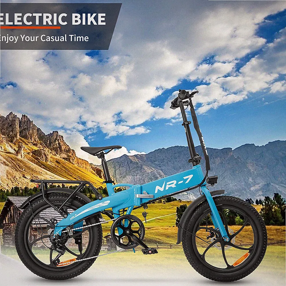 Folding Electric Bike for Adult 850W 30MPH Electric Bicycle Commuter Ebike Blue