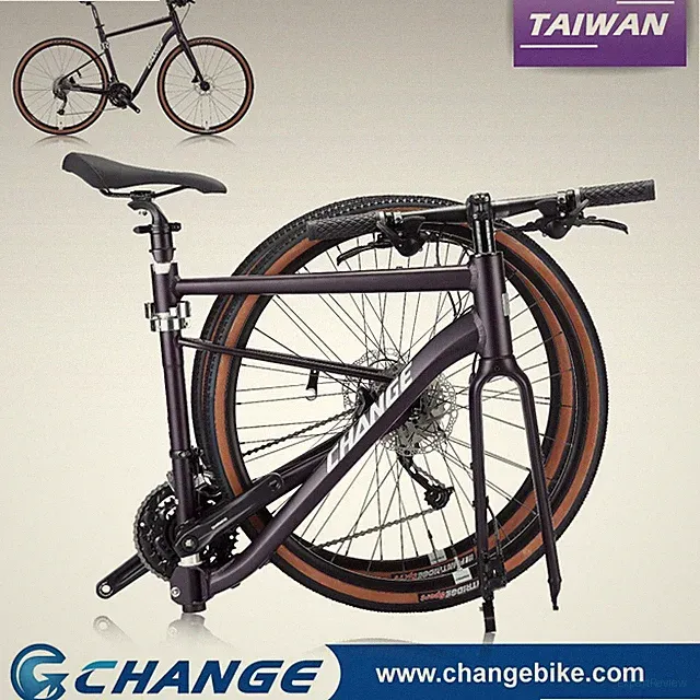 Gravel Bike 700C Folding Bike Tour Bicycle GF-901P 49cm