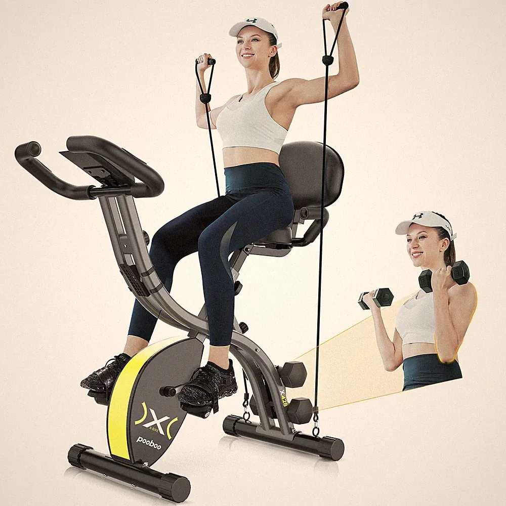 Home Exercise Bike Fitness Indoor Cycling Stationary Bicycle Cardio Workout Bike