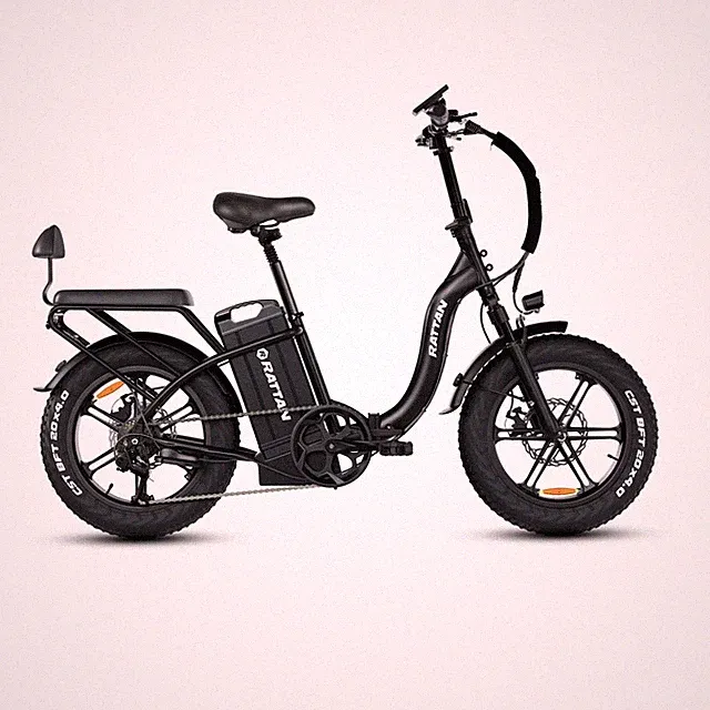 PEAK 1800W Folding E-bike 48V 40.5AH 32MPH Electric Bike 120 Miles for Traveling