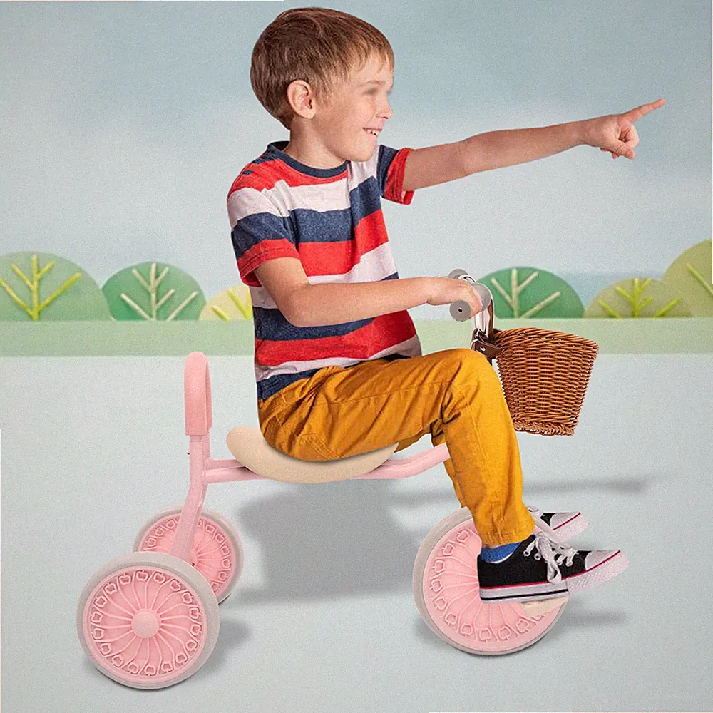 Retro Children Tricycle For 2-6 Years Old Children's Tricycle With Pedals