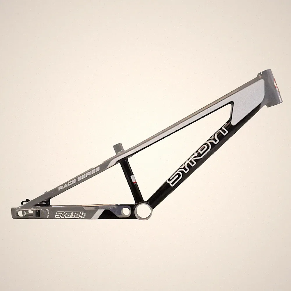 SYNDYT 19” Junior 24 BMX Cruiser Bike Frame Aluminum 3 lb Gray Bicycle Frame
